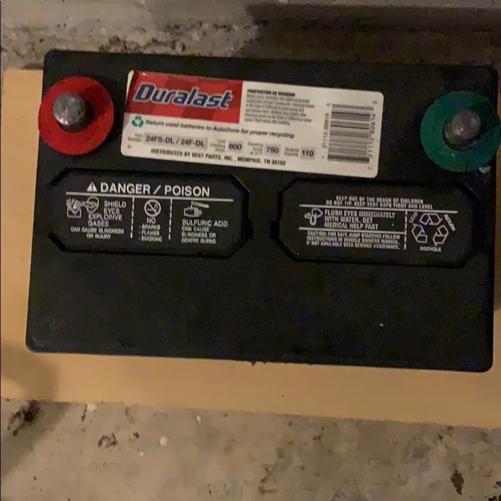 Motor Battery Duralast proven tough